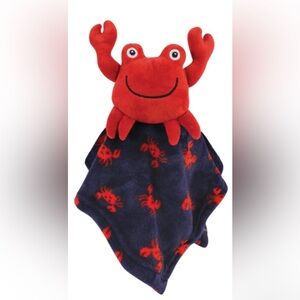HB Hudson Baby Plush Red Crab Baby Lovey Security Blanket 14" 2021 Comfort Soft